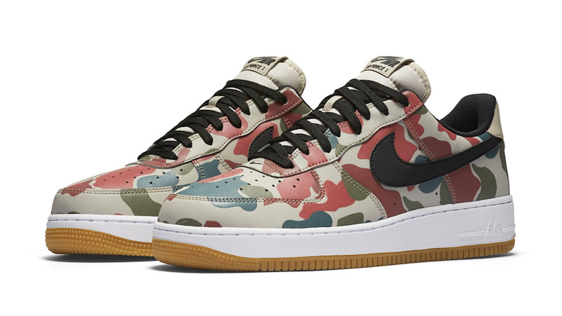 camo nike air force ones