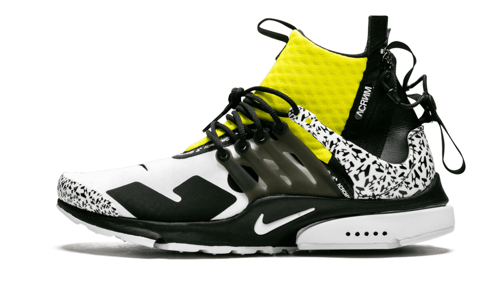 Nike Air Presto Mid/Acronym 'Acronym - Dynamic Yellow' Shoes - Size 10
