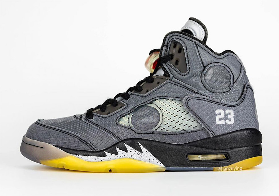 OFF-WHITE X AIR JORDAN 5 Hadir Dengan Tiga Warna Tali yang Berbeda |  Sneakers.co.id
