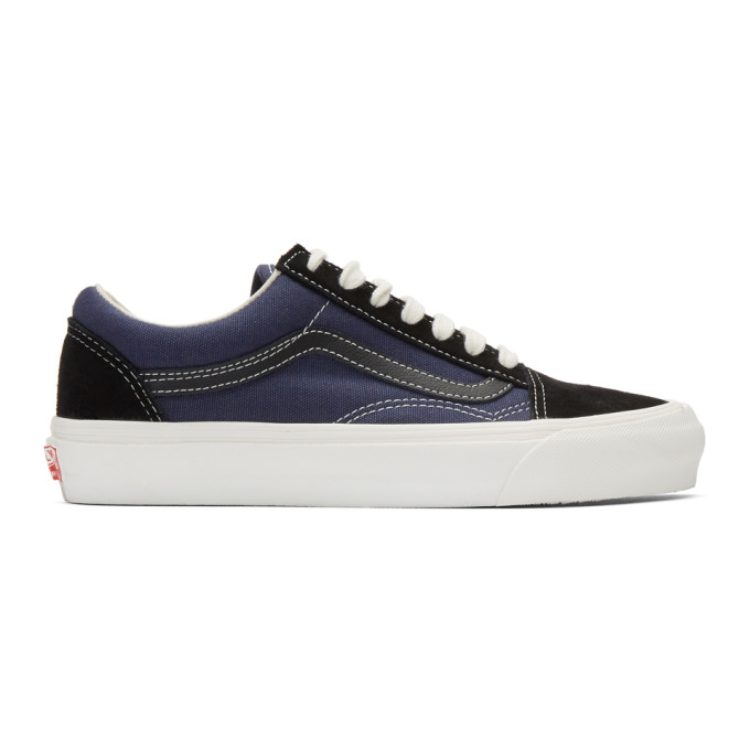 blue & black vans