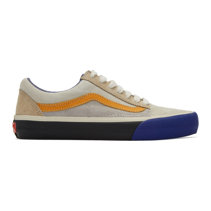 Vans Blue and Orange Old Skool Tlt LX Sneakers